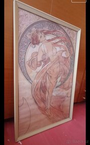 Sada zarámovaných obrazu Alfonse Muchy - 2