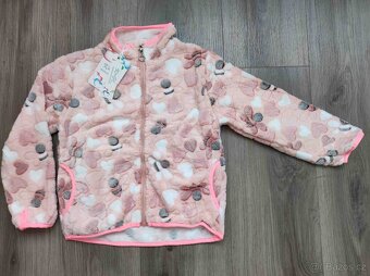 Dívčí teplá fleecová mikina Kugo nová - 2