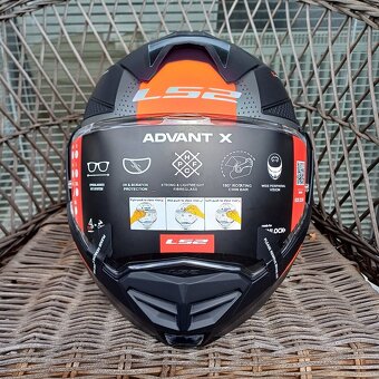 Silniční překlápěcí přilba LS2 Advant X Oblivion - 2