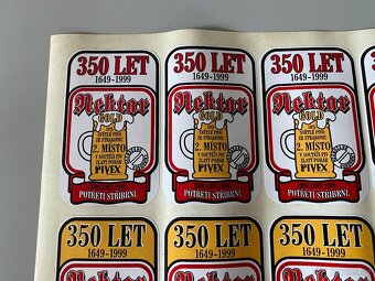 etiketa pivní etiketa nektar strakonice stará etiketa arch - 2