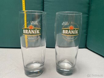 Půllitr BRANÍK – pivní sklenice / 41 kusů  Zlevněno - 2