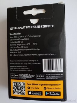 GPS cyklopočítač XOSS G2+ - 2