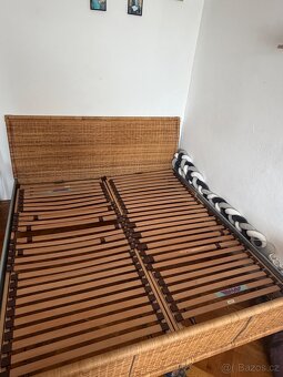 Postel 180x200,madrace+rošt - 2