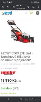 Koupím sběrný koš k sekačce Hecht - 2