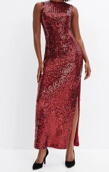 Luxusní společenské maxi šaty vel 44/46 Body Flirt - 2