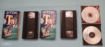 Retro video kazety TDK 2ks+2x CD - 2
