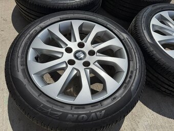 Sada alu kol SEAT Leon R16 5F0601025A letní pneu 205/55/16 - 2