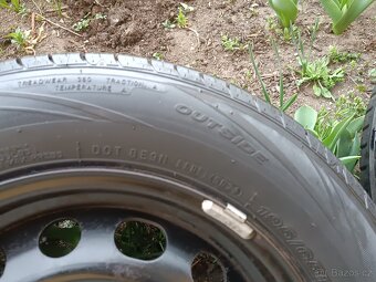 kola + pneu 195/65 R15 s dobrým letním vzorkem - 2
