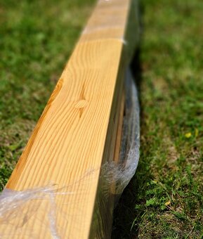 Postel 120x200, masiv borovice - 2
