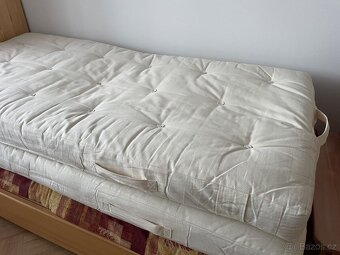 Matrace-2x futon 90x200 přírodní materiály - 2