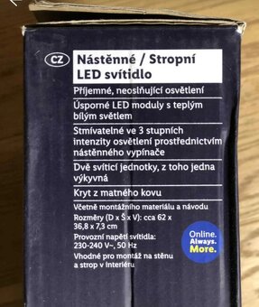 Nástěnné/stropní LED svítidlo - 2