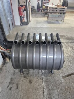 Teplovzdušná kamna na dřevo s výměníkem - 2