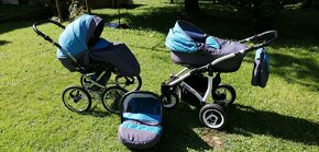 KOČÁREK BabyLux 3v1, DVA PODVOZKY - 2