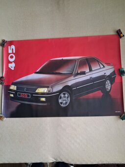 Peugeot 405 MI 16- PLAKAT - 2