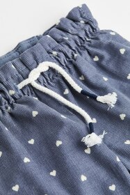 H&M - Zateplené bavlněné manžestráky vel: 92 - 2