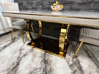 Prodám luxusní stůl a 6 žildlí - 2