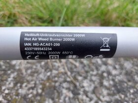 Horkovzdušná pistole na plevel - 2