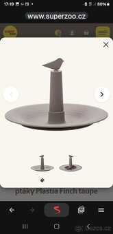 Pítko pro ptáčky finch/plastia - 2