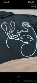 Černá košile s nášivkou - 2