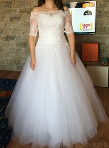 Svatební šaty vel. 38-40 - 2