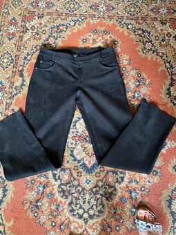 Kožené jeansy vel.XL - 2