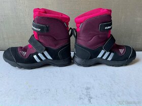 Dívčí zateplené zimní boty (sněhule) Adidas velikost 34 - 2