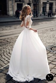 Luxusní nenošené svatební šaty, Pancy, 40/42 EU (M-L) - 2