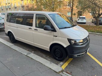 Pronájem dodávky VW Transporter T6 Long 9 míst - Bílá 2.0 TD - 2
