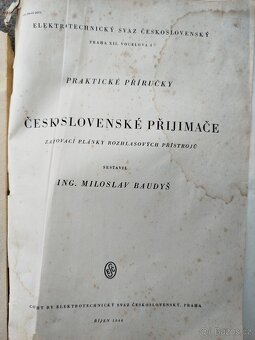 Československé přijímače - zapojovací plánky, Ing. Baudyš - 2