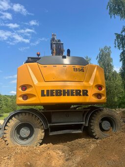 Kolové rypadlo LIEBHERR 914 kolový bagr LIEBHERR A914 - 2