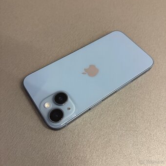 iPhone 14 128GB modrý, pěkný stav, 12 měsíců záruka - 2