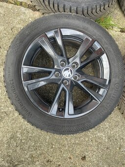 Zánovní Alu kola 5x100 r16 Škoda originál - 2