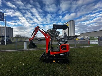 Minibagr D170 HD KUBOTA V3 včetně příslušenství - 2