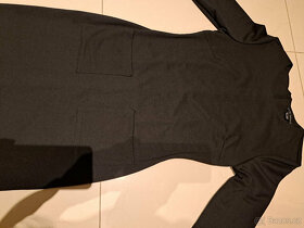 šaty úpletové černé GATE - 2