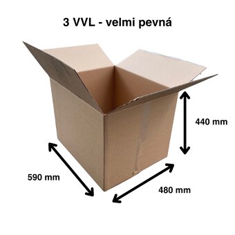 Kartonová krabice 590x480x440 mm 3VVL - 2