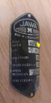 Stitek jawa pionyr 05 1962 prvý model - 2