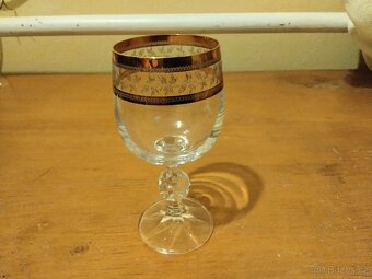 Skleničky zlacené - 2