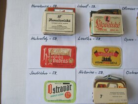 pivní etikety sbírka Severní Morava 11 pivovarů 2500ks - 2