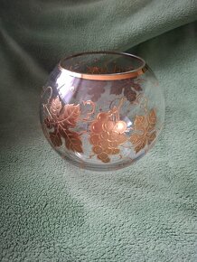 Skleněná váza, koule - 2