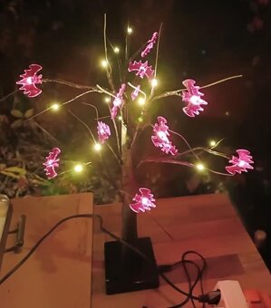 Světelný stromek s netopýry - 2