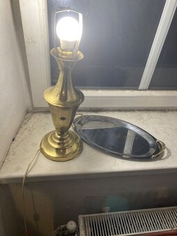 Stará mosazná lampa - 2
