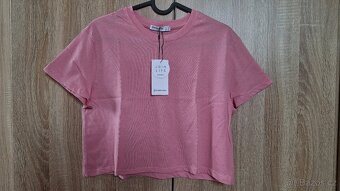 Dámské růžové triko - 2