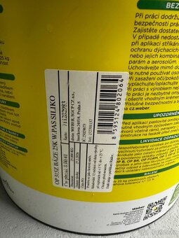 Weber silikonová omítka - 2