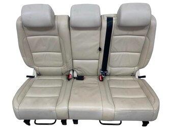 Sedačky béžová kůže kukuřičné hedvábí VW Tiguan 5N r.v. 2010 - 2