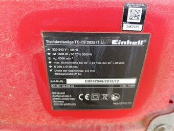 Einhell tc-ts 2025/1u stolní pila - 2
