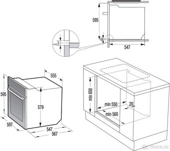 Vestavná trouba Gorenje Black set III - 2