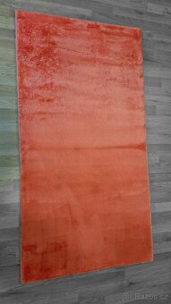 Nový lososový plyšový koberec 80x150 cm - 2