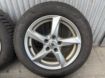 16" Elektrony 5x112 so zimnymi pneumatikami 205/60 R16 - 2
