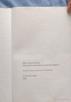 Sbírka úloh z matematiky pro obchodní akademie - 2
