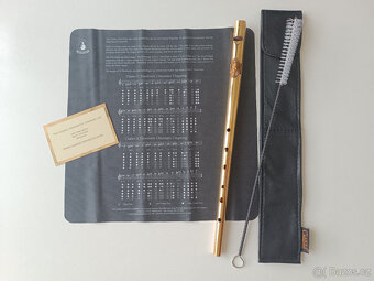 Prodám novou Irskou flétnu Clarke Gold Plated’ Original D - 2